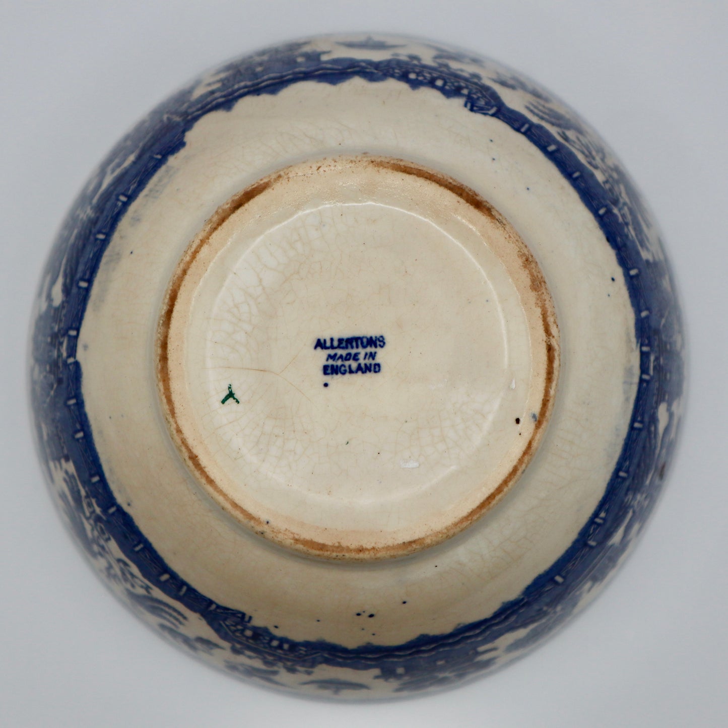 (3) Antique 6" Blue Willow Bowls