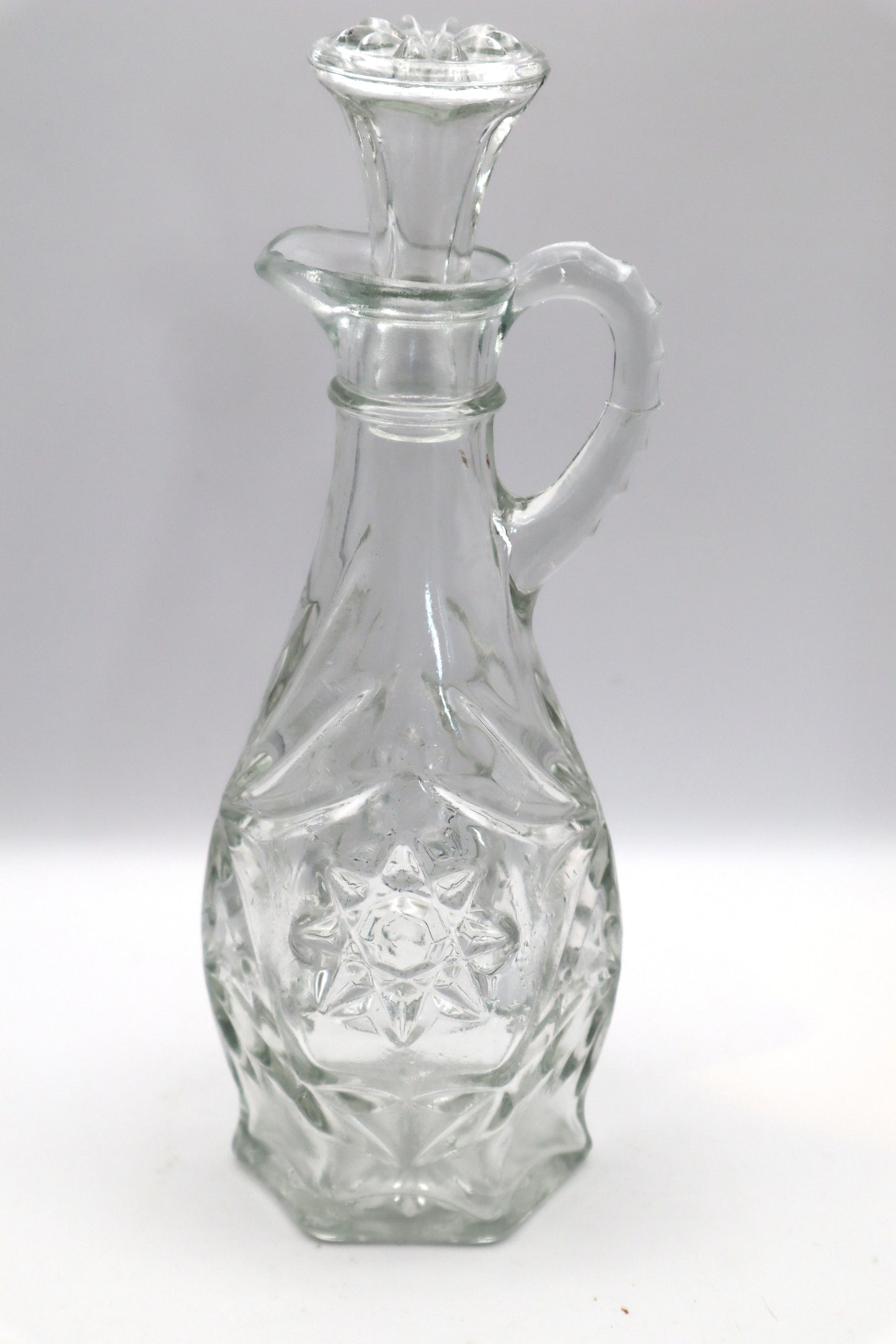 Vintage Anchor Hocking Early American Glass Vinegar/Oil Cruet