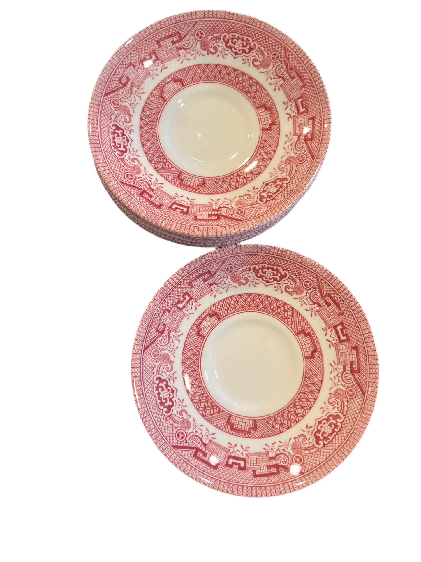 Set of (6) Red Willow Coffee Mug sets