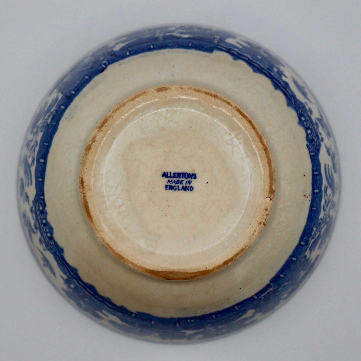 (3) Antique 6" Blue Willow Bowls