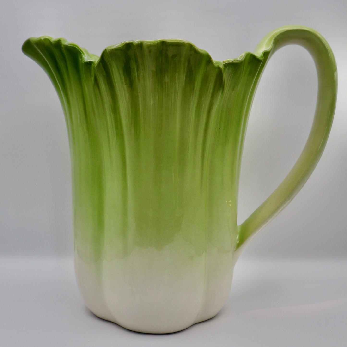 Otagiri Vintage BokChoy Celery Lettuce Vegetable Ceramic Pitcher