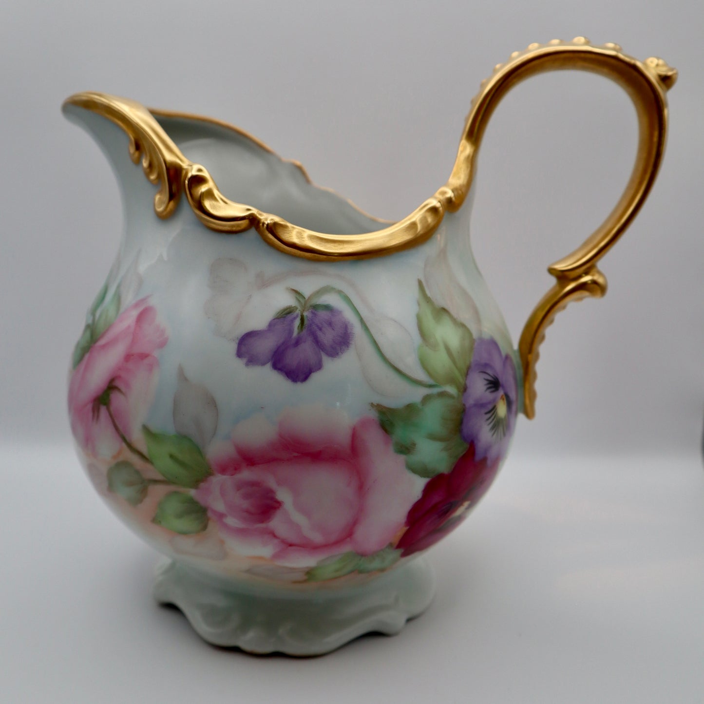 Antique Hand painted pitcher