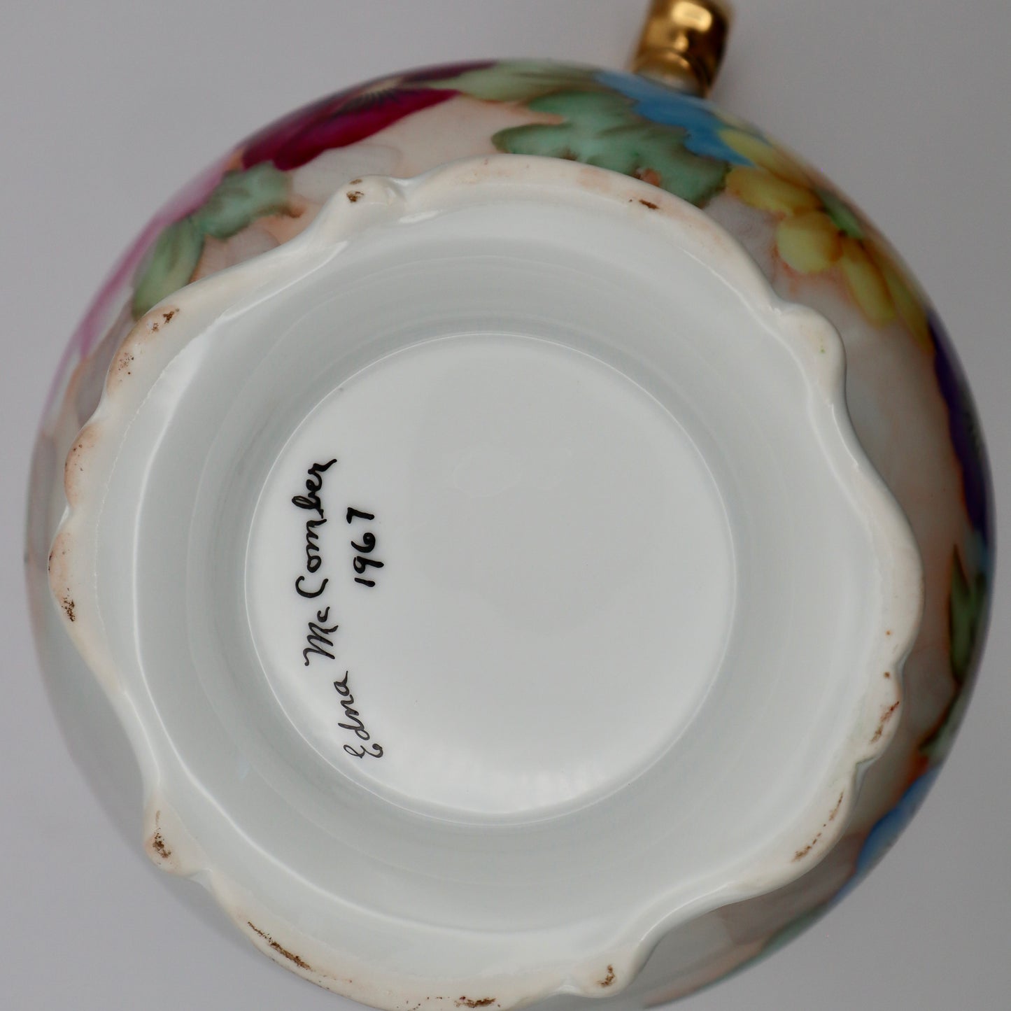 Antique Hand painted pitcher