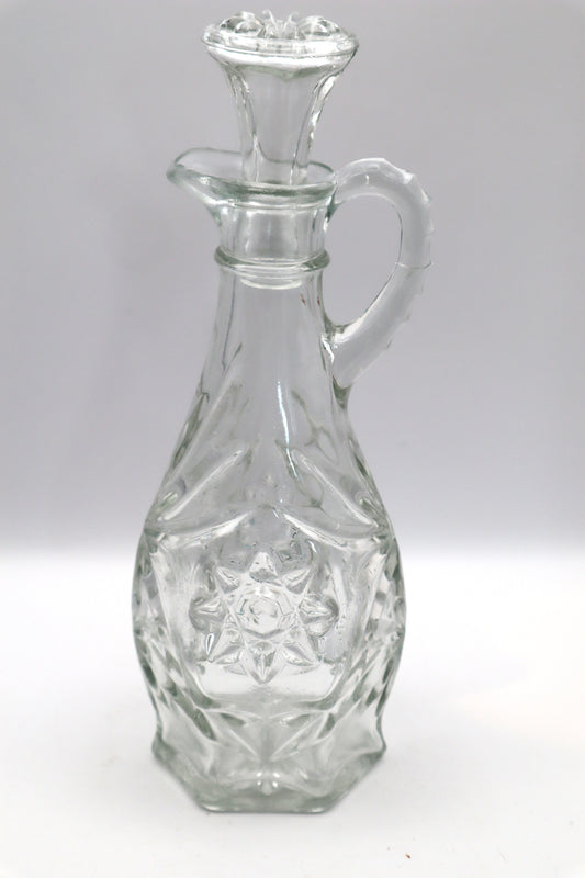 Vintage Anchor Hocking Early American Glass Vinegar/Oil Cruet