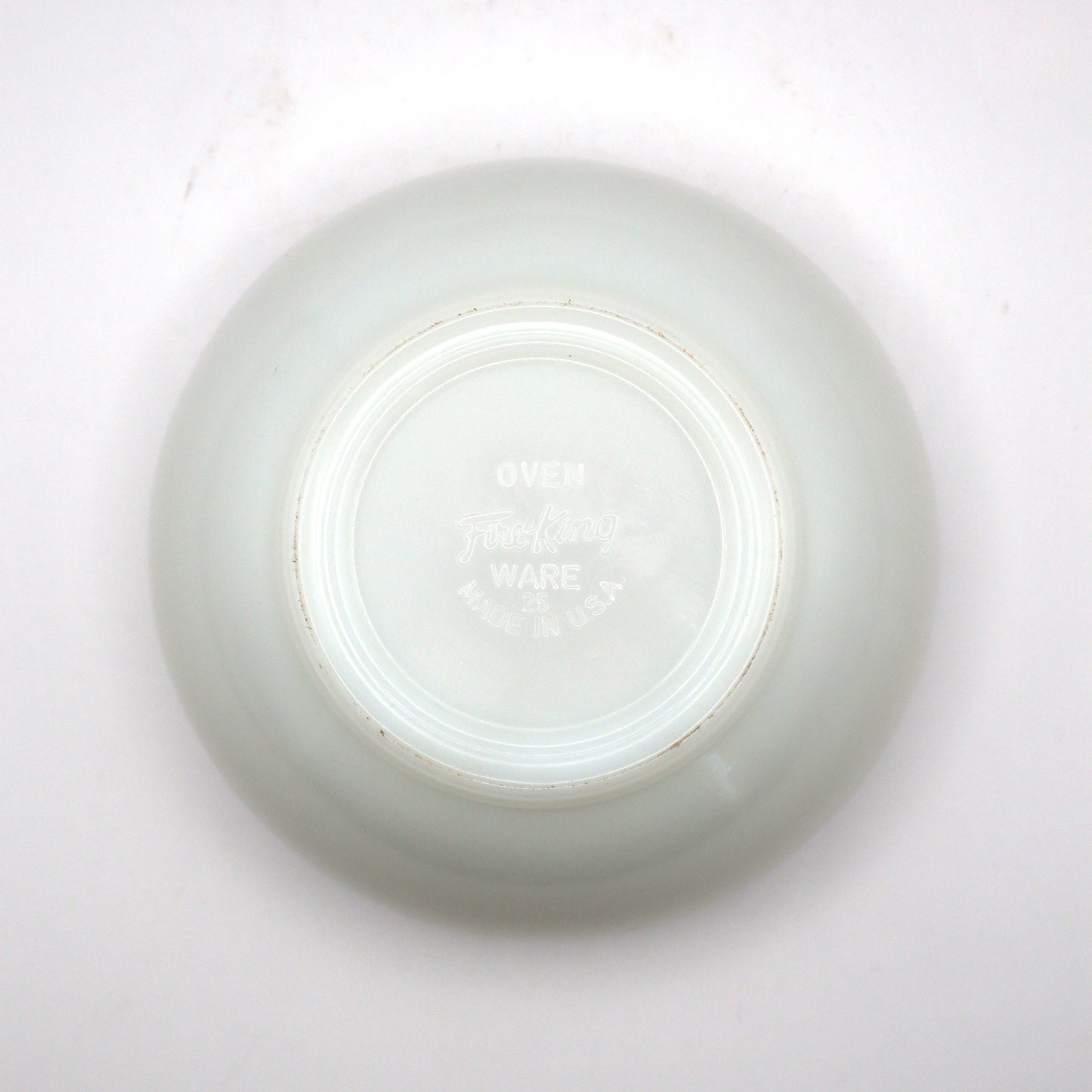 Set of (6) 5" Milk Glass Fire King Bowls