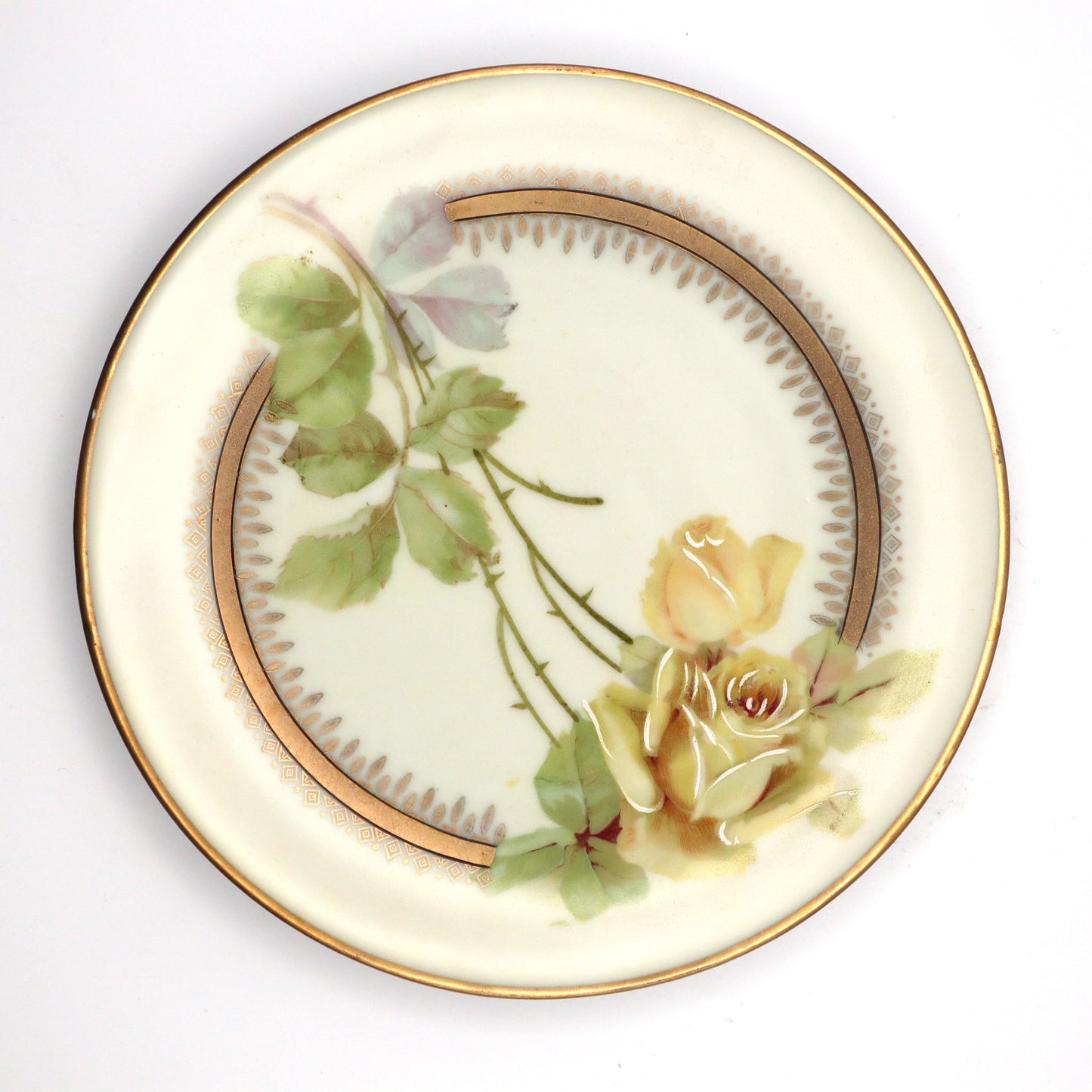 Set of (5) 6" Hand painted Bavaria PM Plates