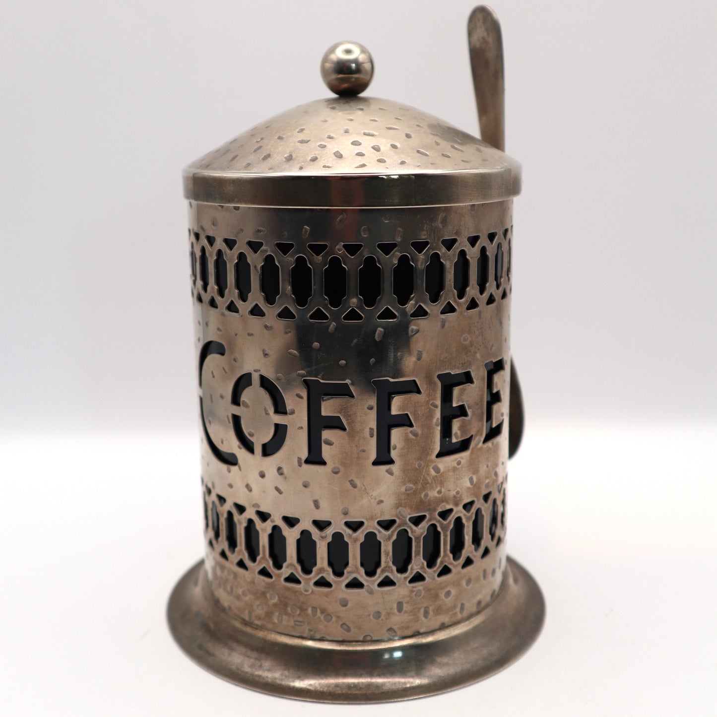 Vintage Silver Plated Tea, Coffee, and Sugar Cannister