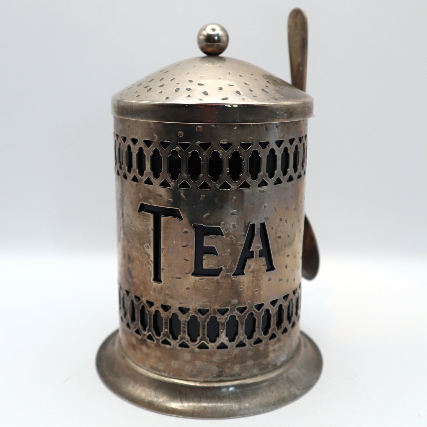 Vintage Silver Plated Tea, Coffee, and Sugar Cannister